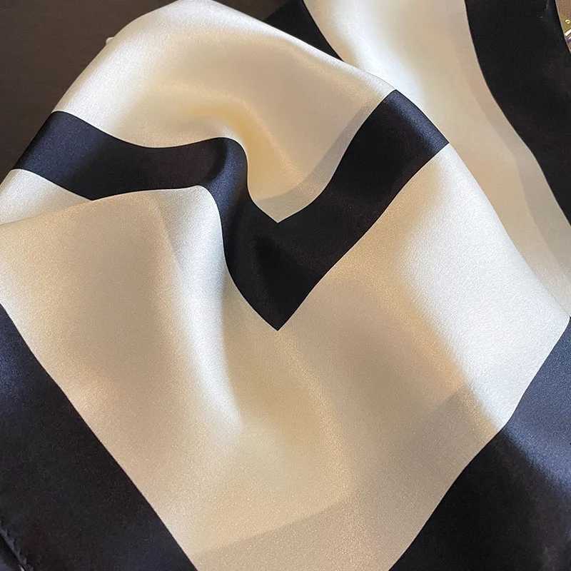 100% Silk Scarf Luxury Brand Bandana Wen Square Scarves Wrap Mberry High Quality Hijab Shawls Foard Kerchief X250804