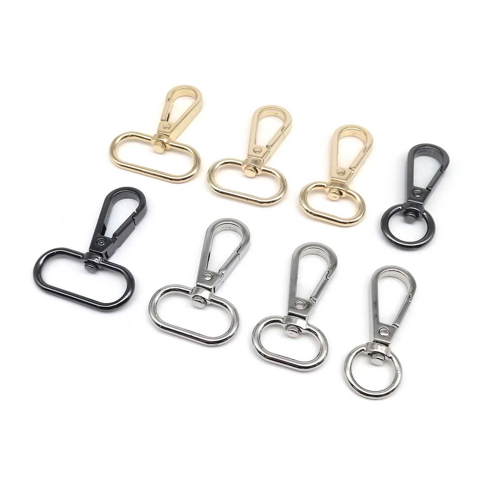Metal Swivel Lobster Leather Bag Handbag Purse Shoulder Strap Belt Clip Trigger Buckle Keychain Key Ring Dog Chain Collar Clasp G250802