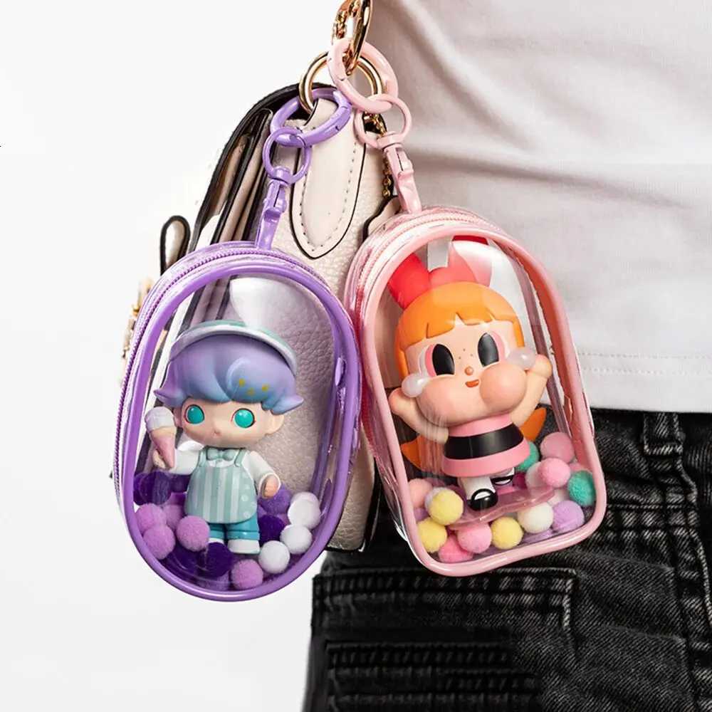 1Pcs Plush Doll Out Bag PVC Transparent Cotton Doll Pouch Thickened 3D Doll Protection Case for Anime Dolls Jewelry Organizer G250802
