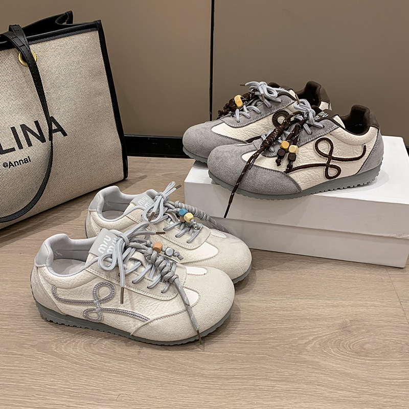 Classic Luxury Brand Women's Ballet running shoes Casual Sneakers Fashion Lightweight Shoes German training shoes Women Flat Bottom Breathable Jo