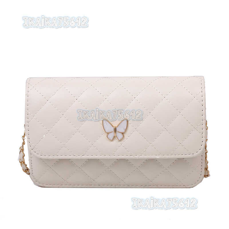 Womens 2025 Autumn/winter New Style Butterfly Chain Bag Fashion Shoulder Crossbody Bag Small Square Bag H250804