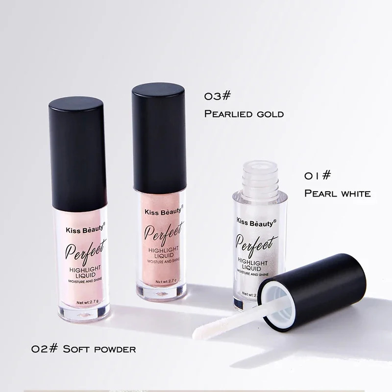 Liquid Highlighter Face Contouring Pearlescent Makeup Brightener Bronzer Glow Body Face Contour Shimmer Cosmetics 250730