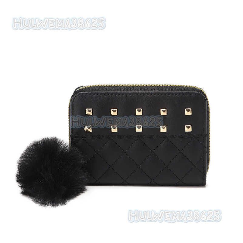 2025 New Fashion Womens Wallet Clutch Short Coin Purse Quilted Decor Card Holder H250804