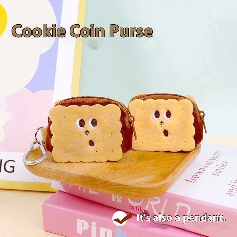 New Affordable Cookie Keychain Coin Purse Popular Earphone Bag Student Key Holder Pendant Unique Design Mini Wallet G250802