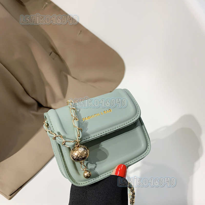 Mini Bag Womens Summer 2025 New Fashion Chain Mobile Phone Bag One Shoulder Messenger Small Square Bag H250804