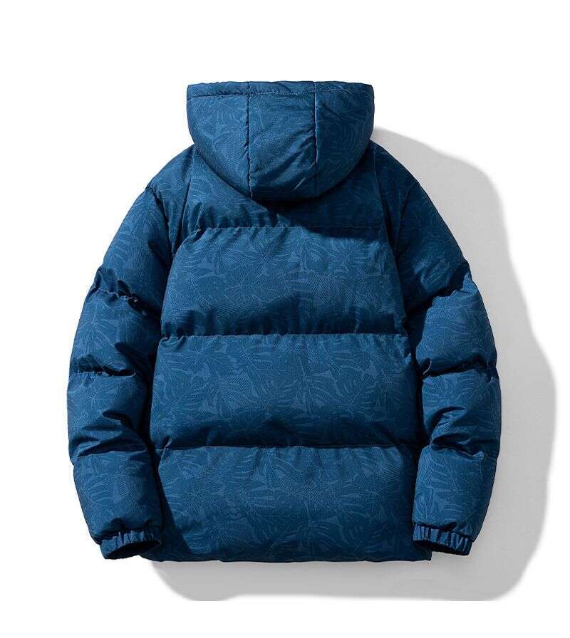 Fashion Warm Trendy Cotton Clothes Patchwork Top Hooded Jacket