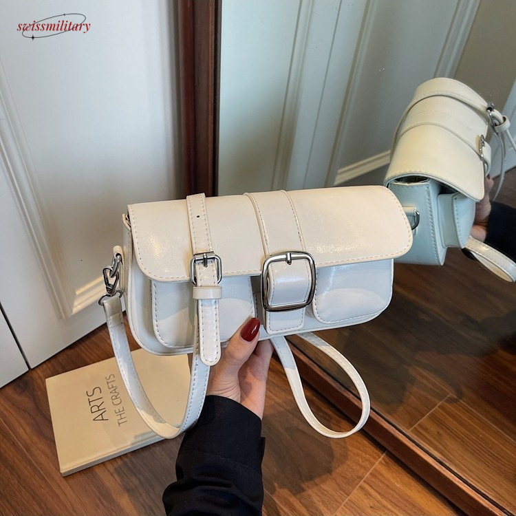 2025 Summer Elegant Trendy Simple Commuter Shoulder Korean Style Personality Sweet Cool Crossbody Small Square Bag swissmilitary