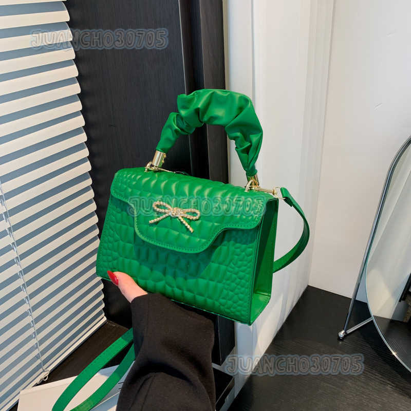 Small Square Bag Casual Personality Single Shoulder Underarm Bag 2025 Early Spring New Style Elegant Fashion Simple Crossbody Handbag H250804