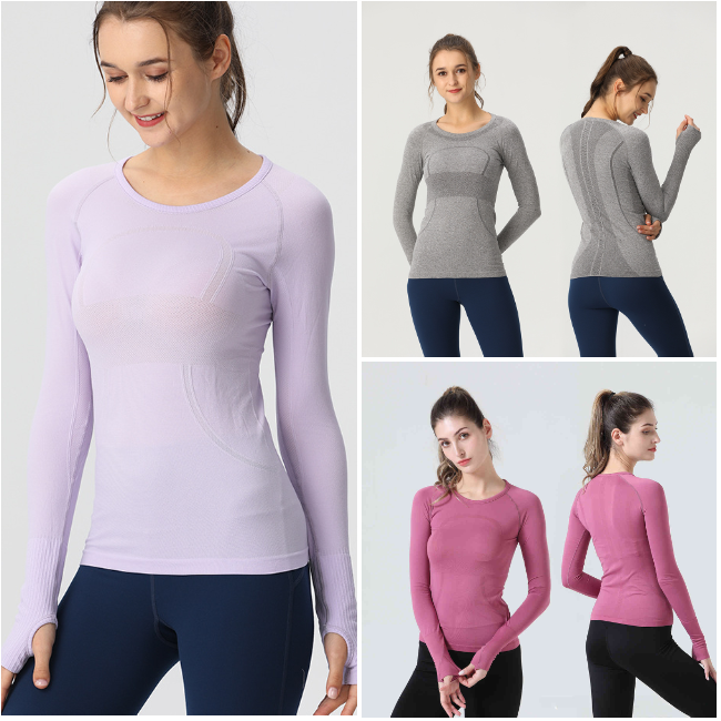 workout women swiftly t shirt High Elastic Breathable Running Align Top Quick Drying Seamless swiftlys tech long sleeve Sports Gym clothes pants