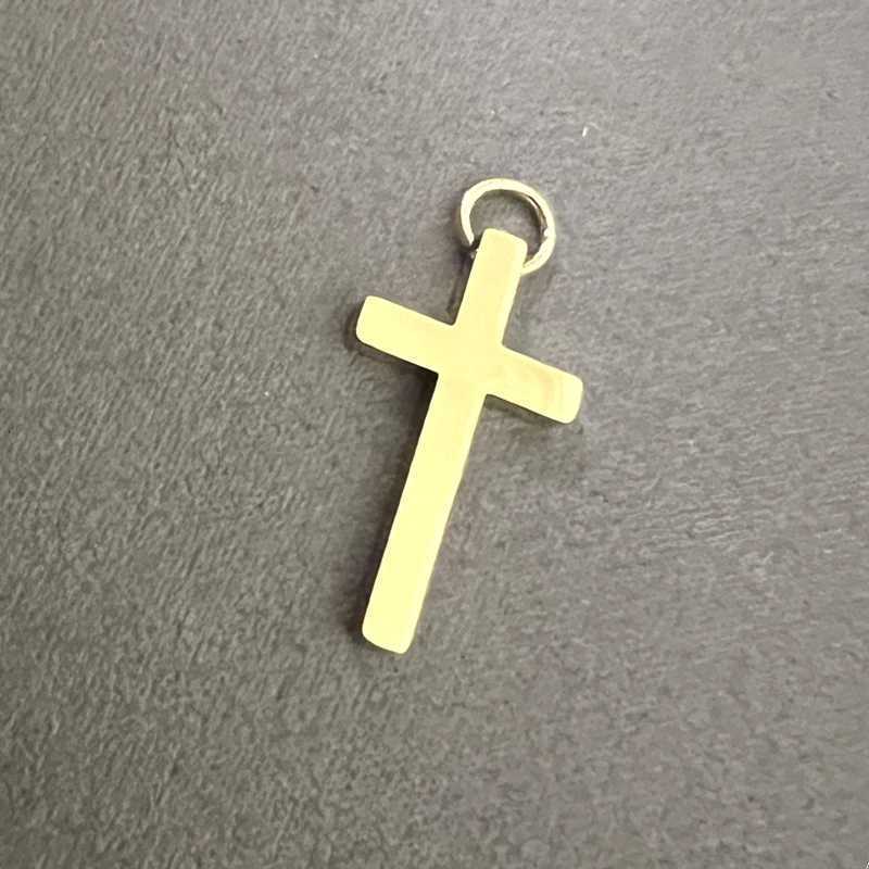 Exquisite Cross Pendant with Stainless Steel Polishing and Electroplating Cross Accessories Exquisite Gifts G250802