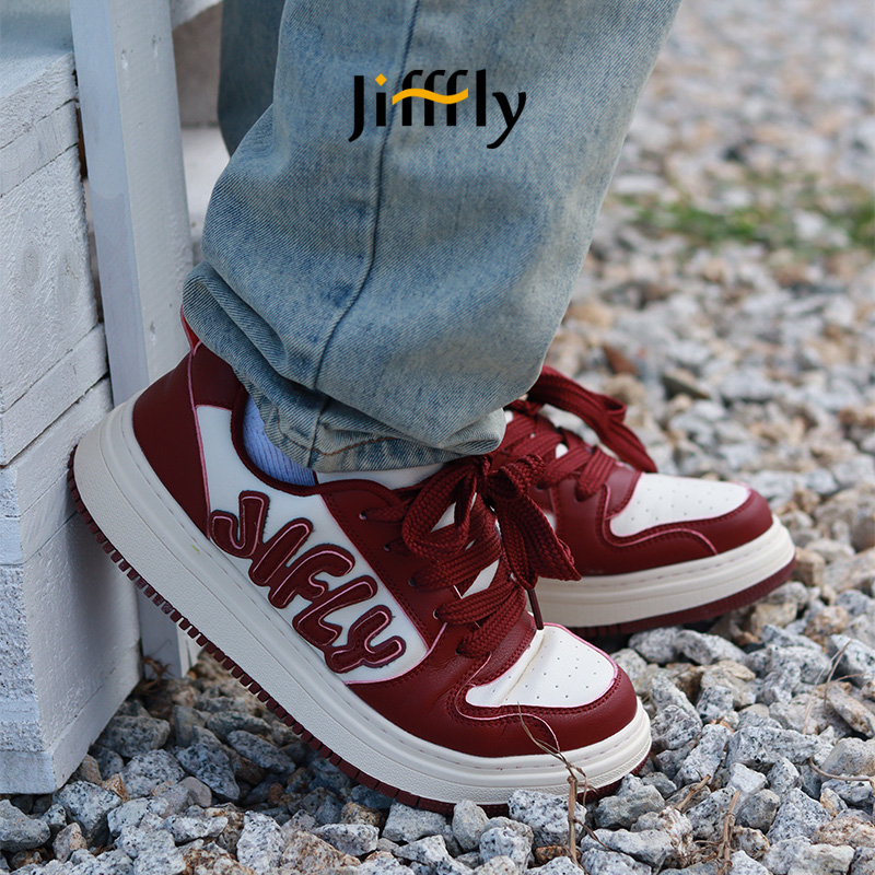 Jifffly Skateboard Men and Women 2025 Summer New Casual Versatile Shoes with Inner Height Increase for Couples Students Sports