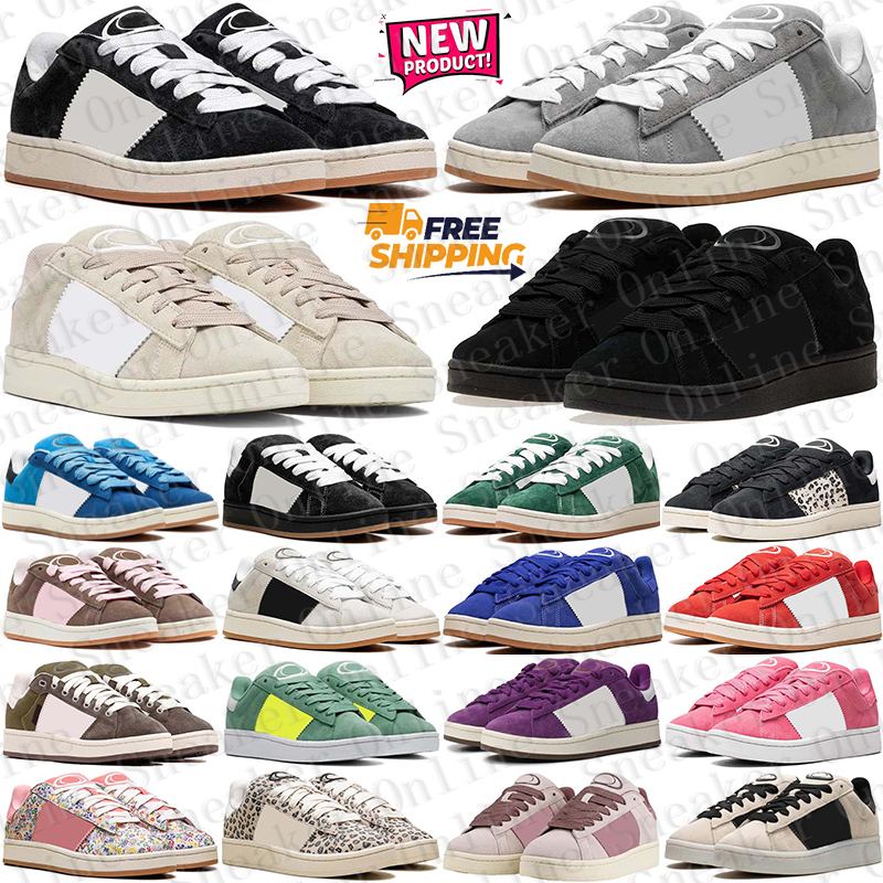 Free Shipping Designer sneakers shoes 00s campuses chaussure for mens womens black pink men trainers scarpe Plate-forme casual luxury top