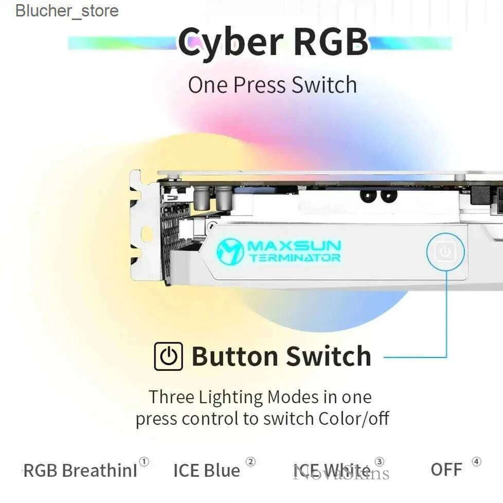 MAXSUN Graphics Cards RTX 4060 Terminator 8G Gddr6 GPU 128Bit PCI Express 4.0 X8 Gaming Video Card Desktop Computer Components Z2505124hzr