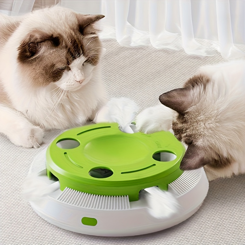 The cat-teasing play plate is a great tool for cats to have fun and relieve boredom