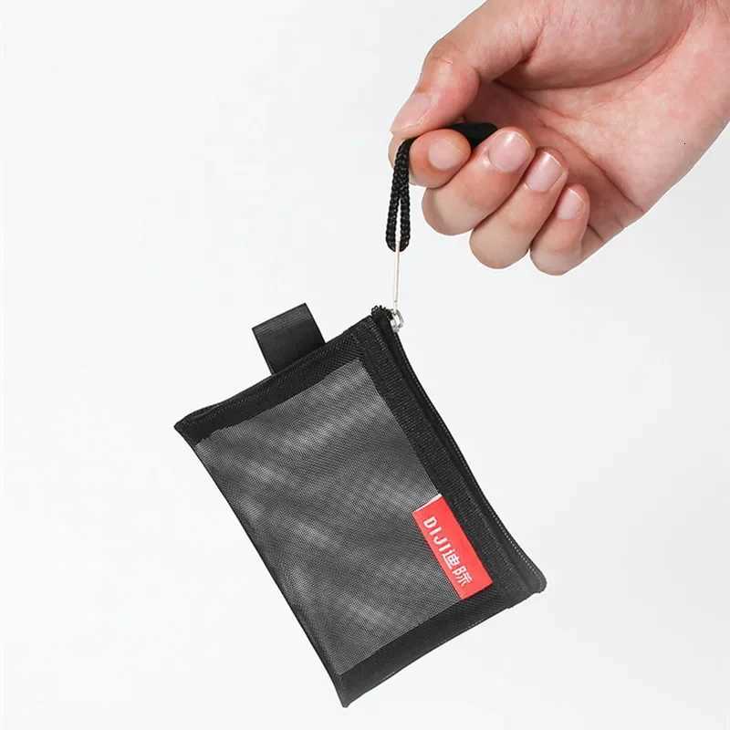Traveling Clear Small Square Mesh Coin Bags Purses Money Holder Earphone Data Line Keys Storage Bags Bus ID Credit Card Pouches G250802
