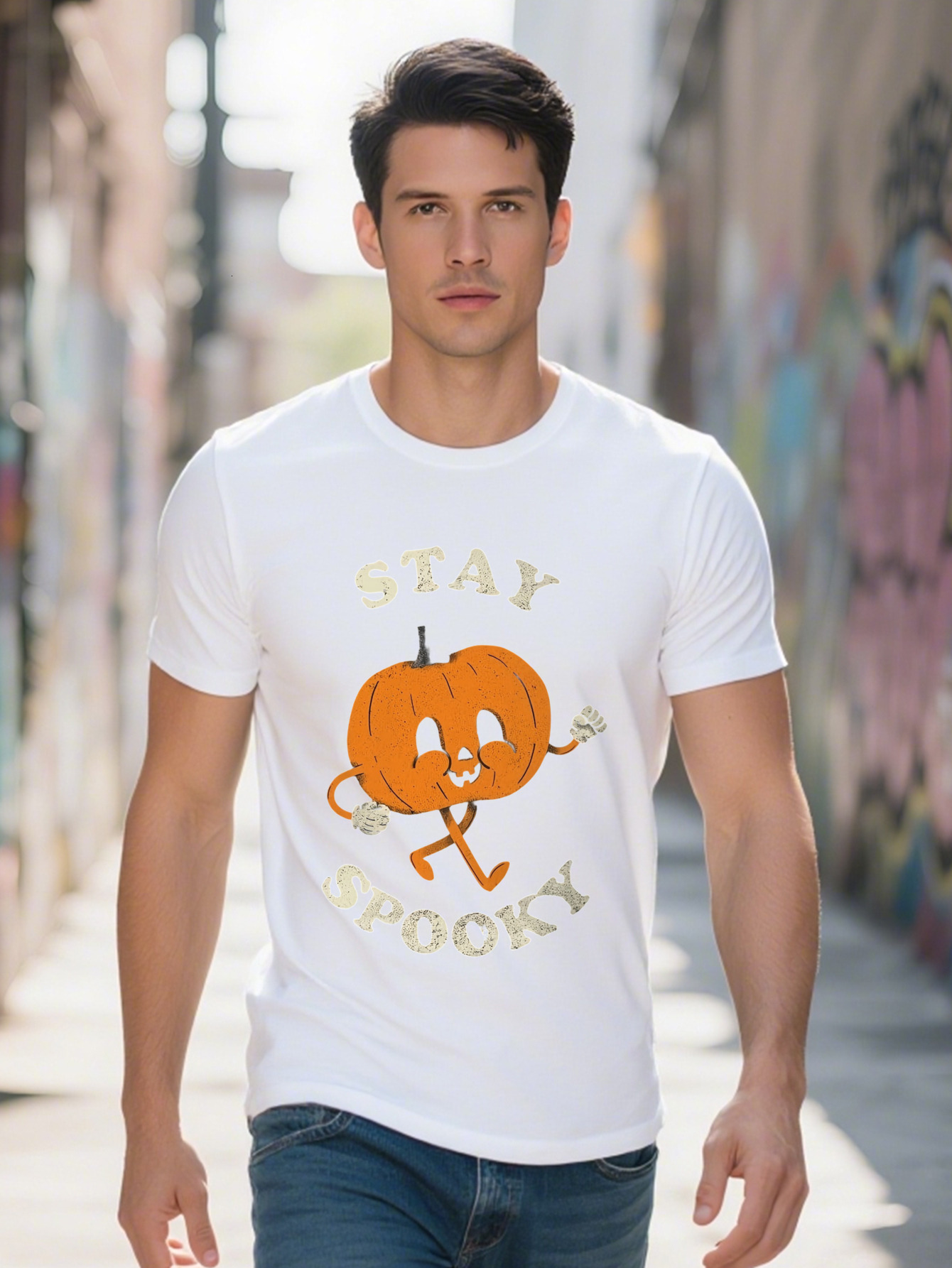 100% Cotton Comfortable TeeFury Keep The Pumpkin Men's T-Shirt with Short Sleeves and Round Neck Ideal for Halloween 0eb82