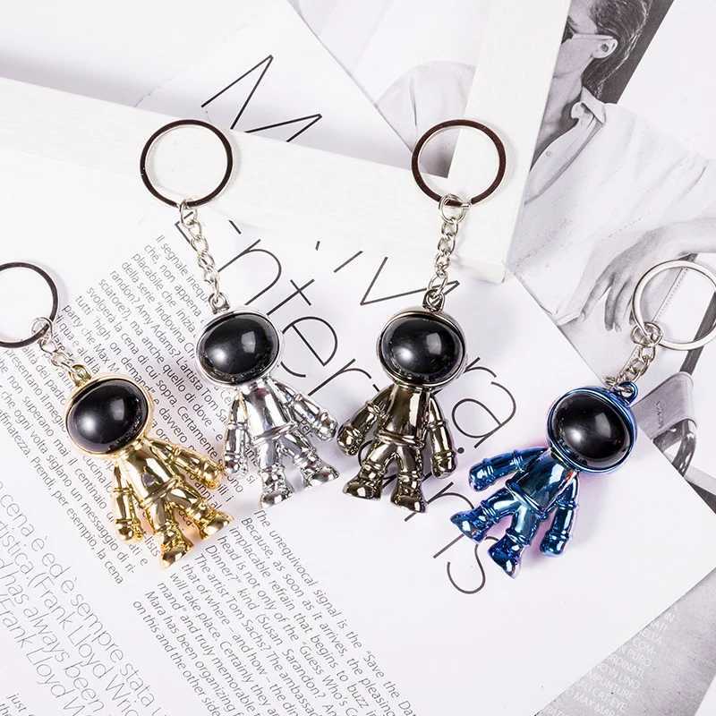 Plastic Space Human Spaceman Astronaut Keychain Keyholder Bag Pendant Decoration G250802
