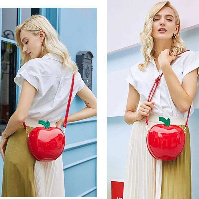 Summer Simulation Red Fruit Shape Crossbody Small Purses And Handbags For Women Fashion Clutch Girls Shoulder Bag