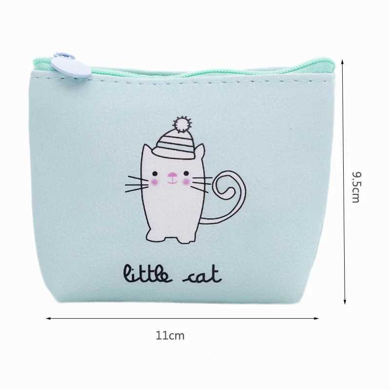 Women Canvas Coin Purse Card Key Mini Purses Pouch Girl Kids Children Cute Small Zipper Coin Purse Card Holder Wallet Bag Case G250802