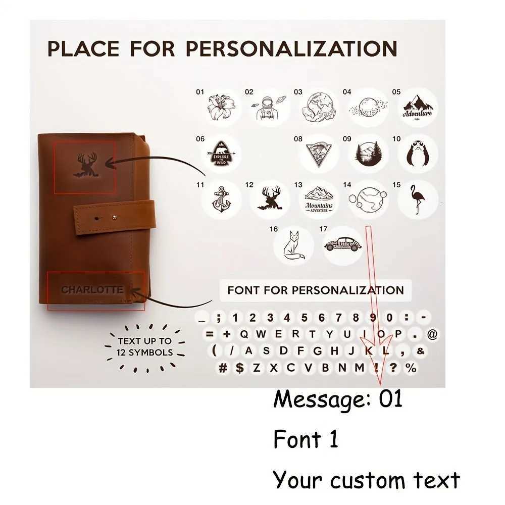 Personalized PU Leather Travel Headset Data Cable Storage Bag Custom Name Data Wire Protective Cover Shockproof Large Capacity G250802