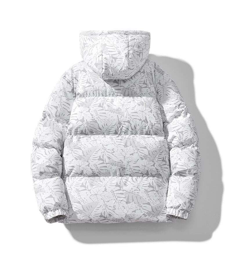 Fashion Warm Trendy Cotton Clothes Patchwork Top Hooded Jacket