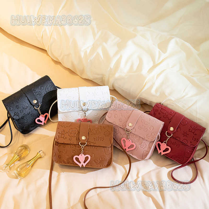 2025 Summer New Fashion Embossed Small Square Bag for Women Style Shoulder Crossbody Chain Small Bag Phone Bag H250804