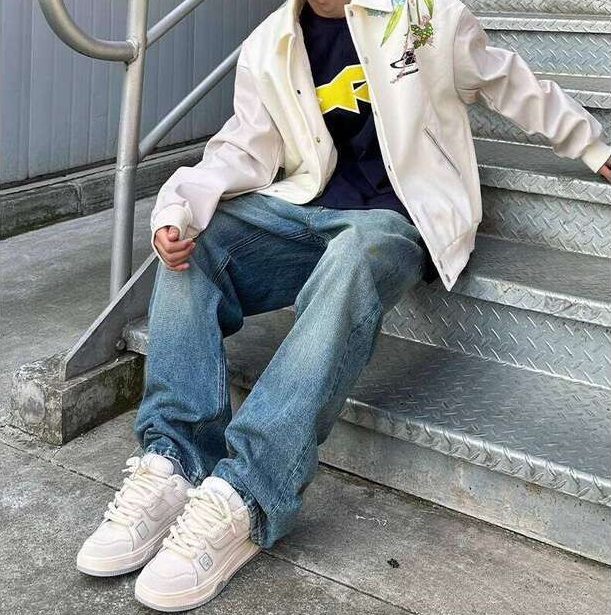 Daxiongmao Collaborative JiffFly Men's Casual Sneakers with Thick Sole for Height Increase