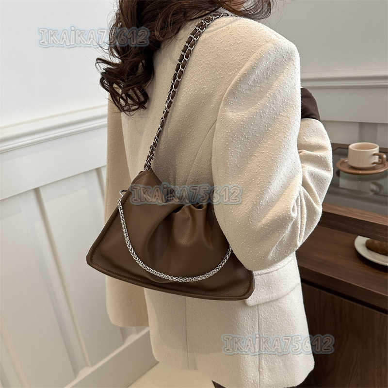 Trendy Bags for Women Spring 2025 New High-end Niche Design Chain Bucket Bag Crossbody Bag Shoulder Bag H250804