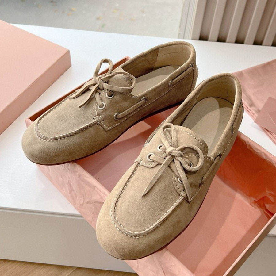 Designer Shoes Spring Autumn Women Casual Loafers High End Genuine Leather Ladies' Slip-on Lazy Outdoor Shoes Size 35-40