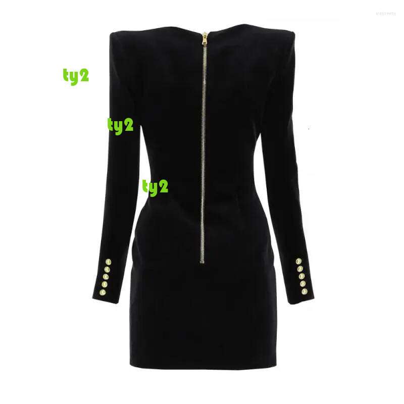 Top Casual Dresses 2025 Woman Elegant Dress Designer Clothing Womens Short Female Veet Beading Outerwear Lady's Boutique new