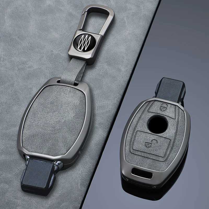 Car Key Case Cover Key Bag Accessories For Mercedes Benz A B C S Class AMG GLA CLA GLC W176 W221 W204 W205 Shell Fob Keychain G250802