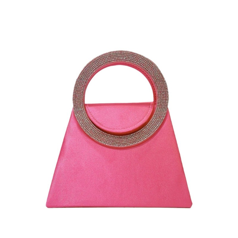 Chic Sparkling Jewelry-Inspired Designer Clutch for Formal Events Luxury Rhinestones & Adjustable Chain Shoulder Accessory