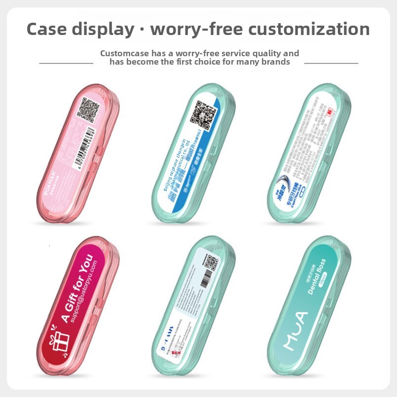 10ct Portable Box Disposable Toothpicks Dental Floss Picks