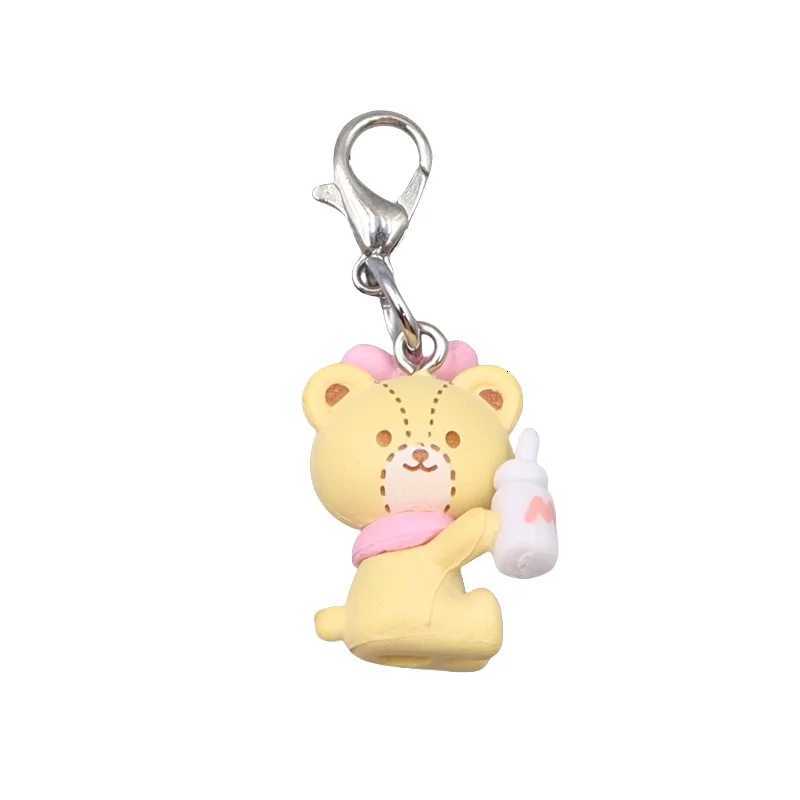 100% Cotton Linen Cotton Linen Cotton Linen Lazybear Doll Keychains Bag Clothing Puller Phone Rope Necklace Accessories Pendants Gift G250802
