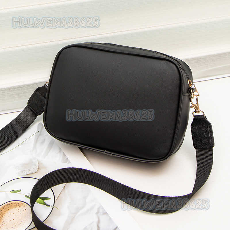 Small Bag 2025 Embroidered Thread Bag Fashionable Camera Bag Wide Shoulder Strap Simple Single Shoulder Crossbody Bag Womens Bag H250804