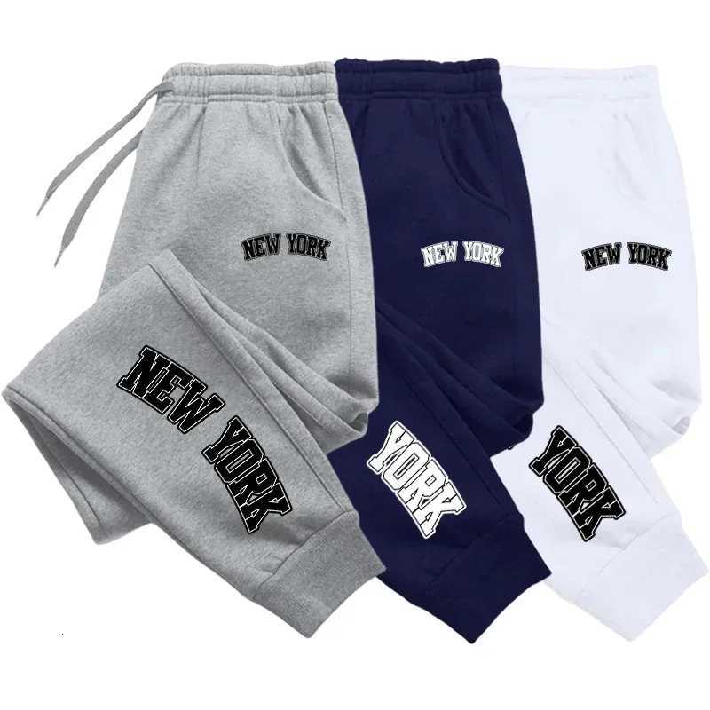 2025 New York Womens Mens Sweatpants Casual High Quality Outdoor Jogging Pants Fashion Versatile Sport Elastic Waist Trousers X250804