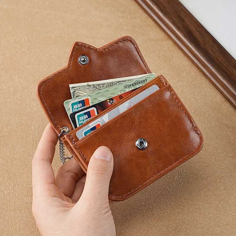 Mini Coin Purse Keychain Wallet Fashion PU Heart Buckle Multi-card Slots Card Holder Pouch Key Storage Bag for Women and Men G250802