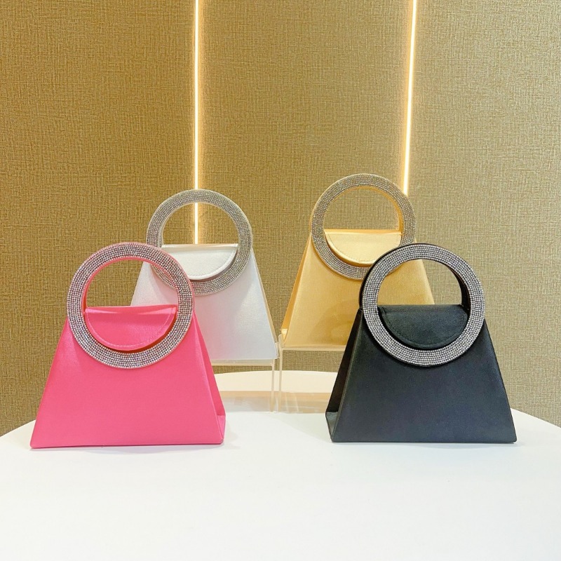 Chic Sparkling Jewelry-Inspired Designer Clutch for Formal Events Luxury Rhinestones & Adjustable Chain Shoulder Accessory
