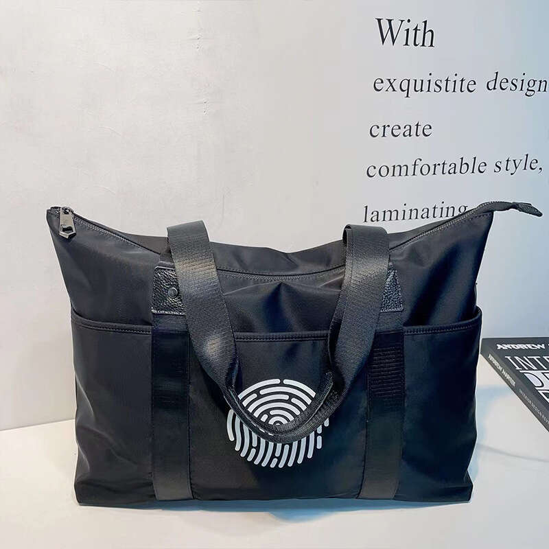 Casual Large New Waterproof Oxford Cloth Shoulder Fashion Printed Women's Versatile Tote Simple Commuter Bag