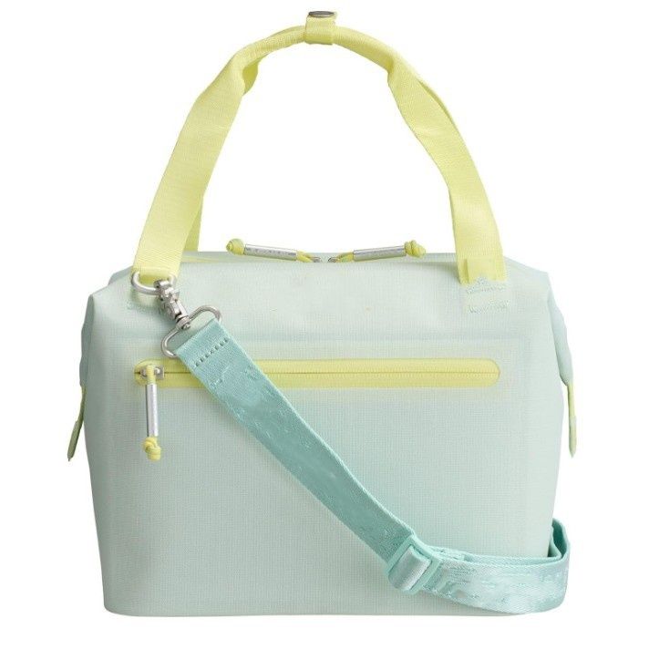 Outdoor Waterproof Mini Soft Bag 10-Can Recycled Polyester 12-Hour Cool Cooler Bags Travel Lunch Box