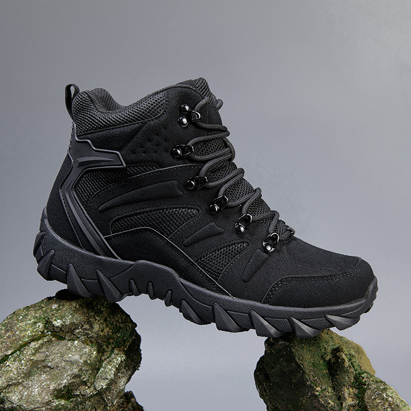 702 Spring and Autumn Breathable Martin Height Increasing Anti slip Boots Men's Outdoor Mountaineering and Off road Work Clothes Boots Desert Boo