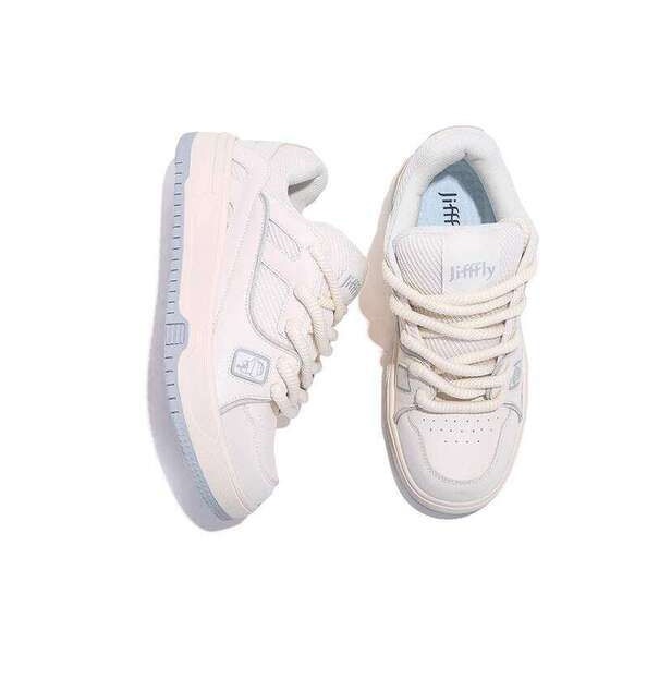Daxiongmao Collaborative JiffFly Men's Casual Sneakers with Thick Sole for Height Increase