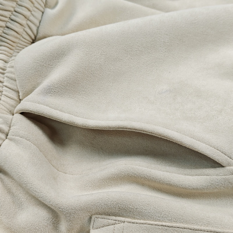 Men's Spring/Summer Ankle Length Pure Cotton Pants with Customizable Colors and Designs - Comfy Elastic Waistband Leg drawstring design