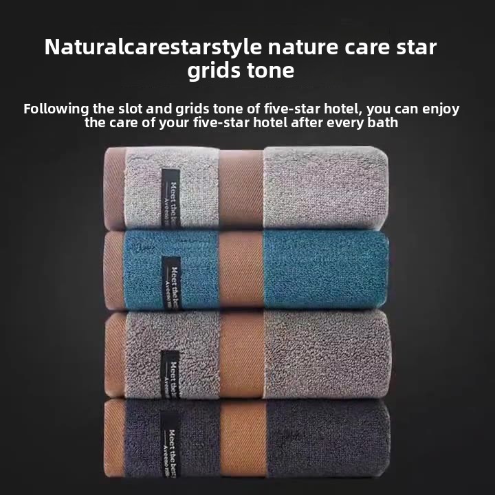 3pcs 100% Cotton For Everyday Use Thickening Towel,13*30nches, Soft Refreshing Breathable, Bacteriostat Bath Towel Water Injectivity Strong Quick Dryi