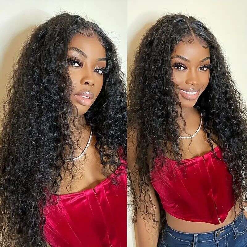 3Pcs Brazilian 10A 3 Pack Human Water Wave Bundle No Processing synthetic Styling Long-Lasting Glue Free Hair Extension 100%