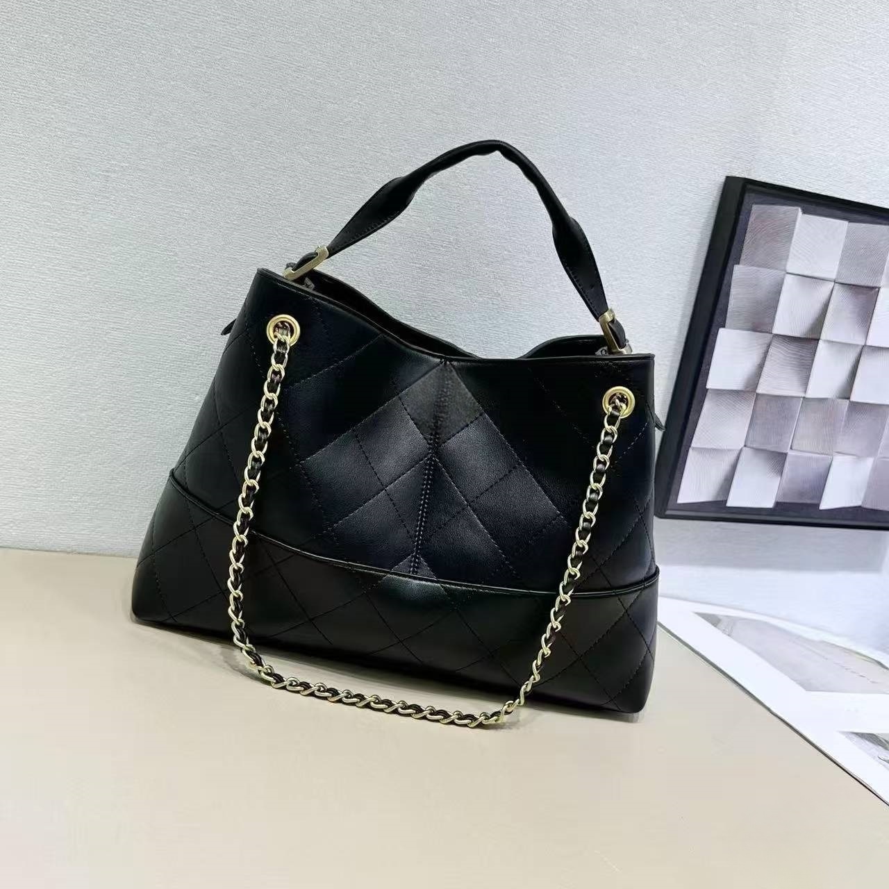 7A Designer Tote handbag Shopping Bags with purse classic Women Leather Shoulder Bag Fashion tote leather Lady Womans purse