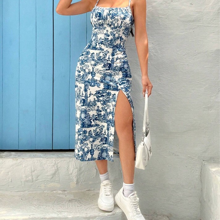 2025 European and American Women's S Fashion Dress Summer New trend Dress Lace Dress New Designer Dress