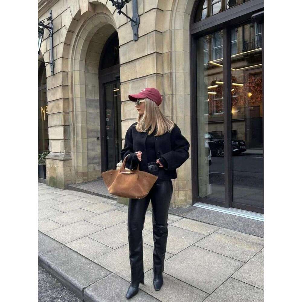 Demellie Wing Autumn Winter Suede Tote Large Capacity Shoulder Handbag Underarm Bag For Women