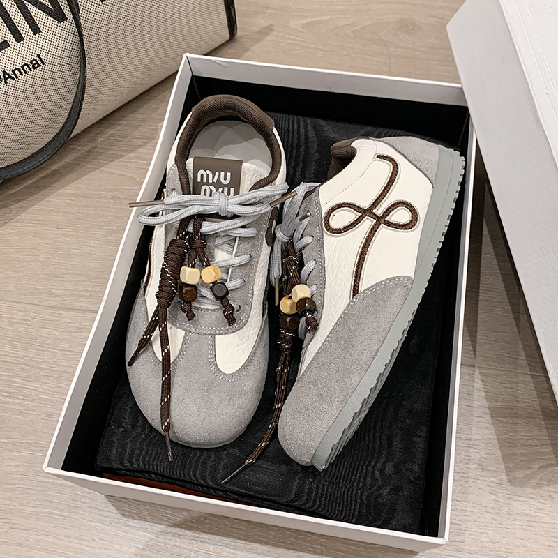 Classic Luxury Brand Women's Ballet running shoes Casual Sneakers Fashion Lightweight Shoes German training shoes Women Flat Bottom Breathable Jo