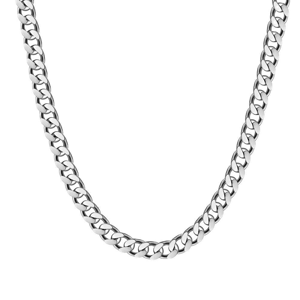 6mm Luxury Hip-hop Jewelry Weighs 925 Silver 1 Row Gemstone Silica Diamond Cuba Chain Mens Gift Cuba Necklace